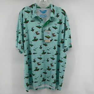 RSVLTS The Jetsons Graphic Golf Polo Men’s sz XL Brand New
